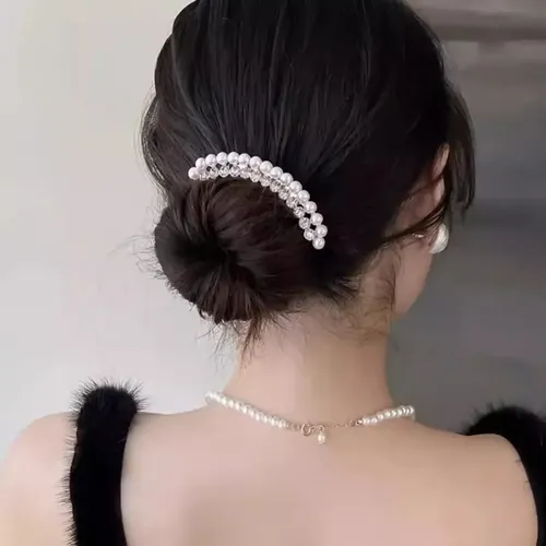 Kzxa 4 Peines De Pelo Zirconia Perla Accesorio Novia