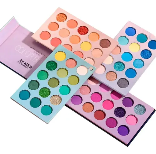 Set Maquillaje Profesional Sombras Pinceles Rimel 4d Regalo