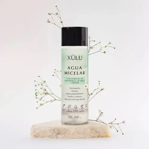 Agua Micelar Desmaquillante 200ml Xulu Cosmeticos