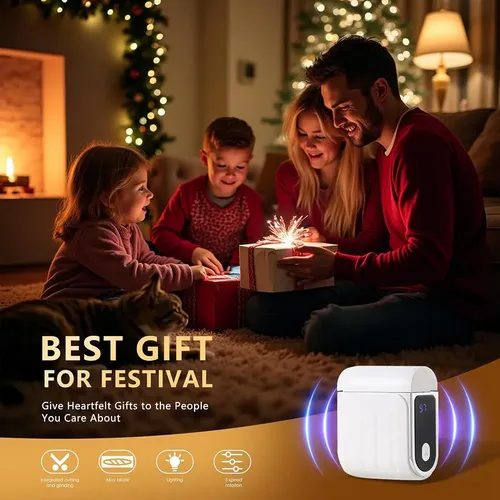 Cortauñas Eléctrico, Amoladora De Uñas Eléctrica Bright Armo Blanco
