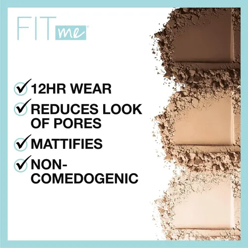 Polvo Prensado Matte+poreless Fit Me Maybelline Coco &