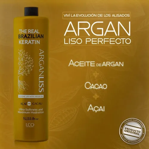 Combo 4 Alisados, Cacao, Argan, Keratina, Botox X 1lt .
