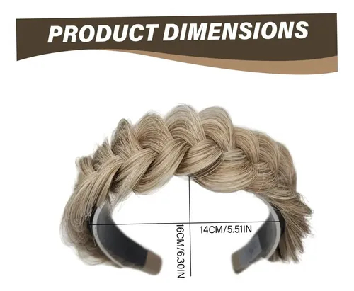 1 Pieza Diadema Con Peinado De Pez Cabello Para Mujer