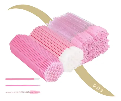 Kit Cepillo Microhisopo Y Limpiador De Pestañas X60 Unidades