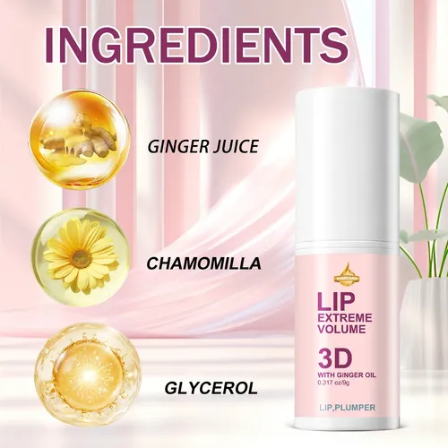 Labial Voluminizador 3d Sumfang Con Aceite De Jengibre – 9g