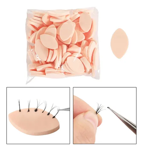 100 Esponjas De Práctica Con Forma De Ojo Para Piel