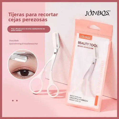 Set De Perfilador De Cejas Jonbos Con Tijera Y Navaja