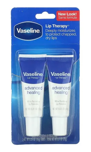Vaseline Balsamo Labial Lip Therapy Advanced Heling Pack X2