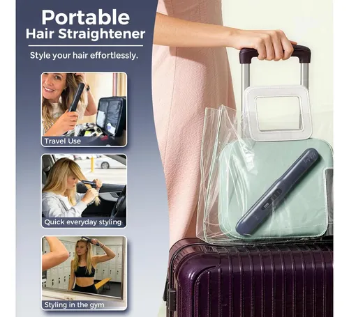 Plancha De Pelo Notany Inalámbrica 2 En 1 De Titanio Usb-c