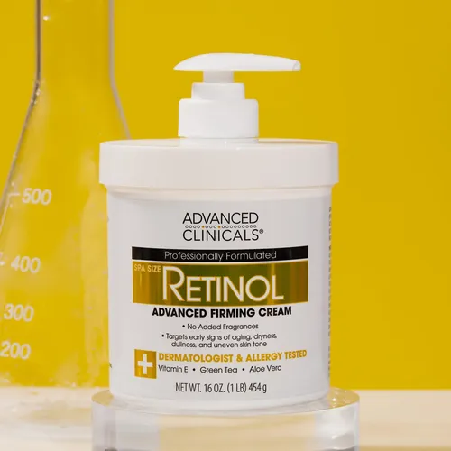 Crema Hidratante Con Retinol Para Cuerpo Y Rostro De Advance Sin Fragancia Añadida