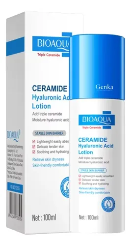 Locion Facial Reparador Triple Ceramide Hialur 100ml Bioaqua
