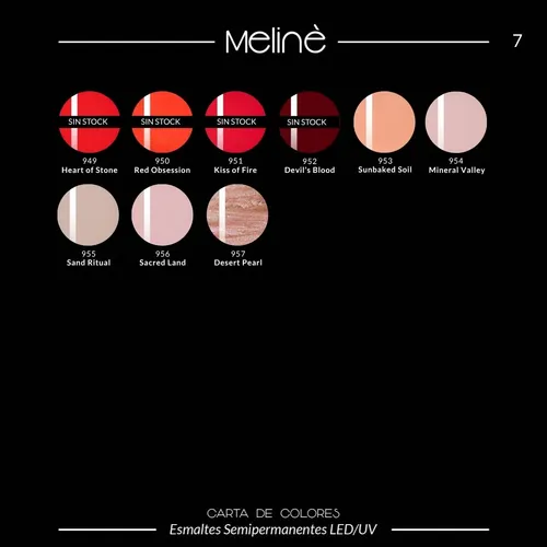 3 Esmaltes Semipermanentes Leduv Color Top Base Meline