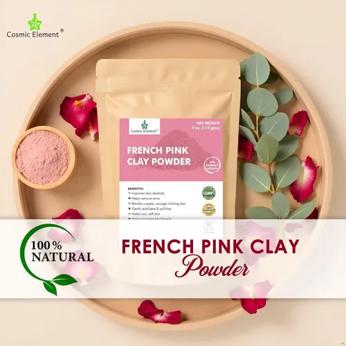 Polvo De Arcilla Rosa Francesa Cosmic Element 4oz