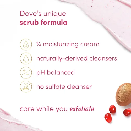Paquete De Prueba De Exfoliante Corporal Dove Para Mujer, Pa