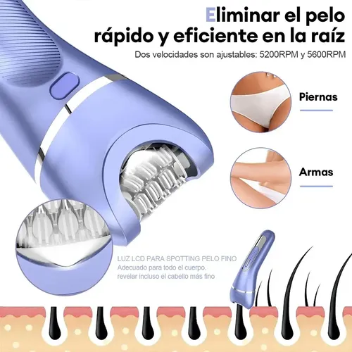 Depiladora Eléctrica 7 En 1 Para Mujer Maquina Rasuradora