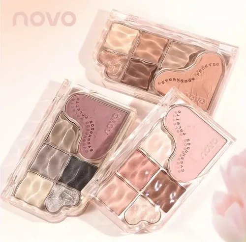 Novo Paleta Sombras+rubor+iluminador Maquillaje Coreano