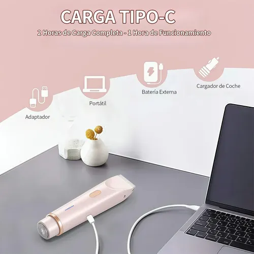 Depiladora 2 En 1 Recargable Usb Mujer/x/n