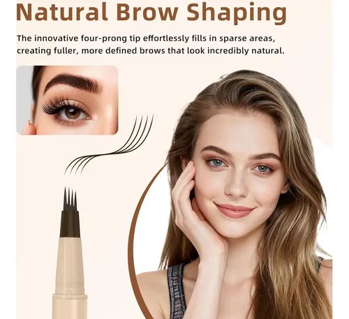 Lápiz De Cejas Impermeable Dgtiwzrang Marrón Oscuro