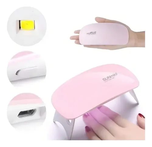 Mini Cabina Horno Secador Esmalte Led Rápida Portátil Led Uv