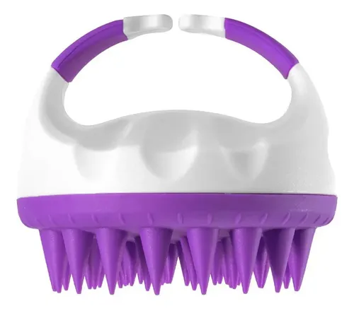Cepillo De Ducha Para Cabello 4 Colores Masajeador Anticaspa Rosa