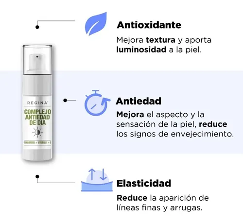Sérum Antiedad Regina Día Niacinamida Vitamina C E Todo Tipo de Piel