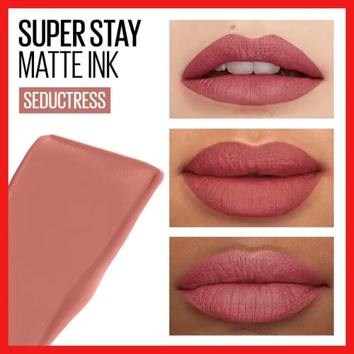 Labial Líquido Maybelline Super Stay Matte Ink 65 Seductress