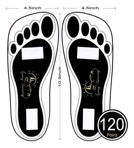 Almohadillas Desechables Para Bronceado En Aerosol Para Pies
