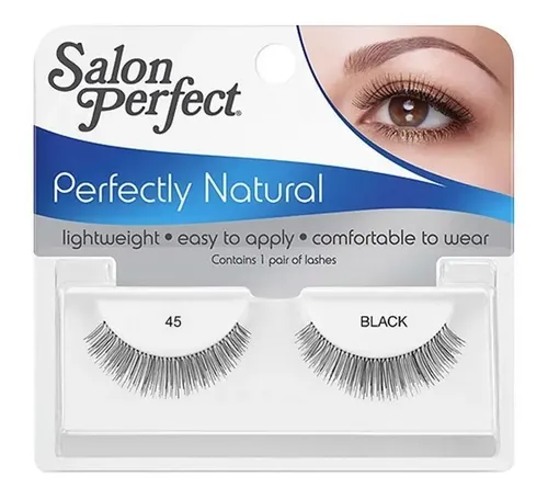 Pestañas Postizas Salon Perfect P131 Color 45 Resistente al Agua