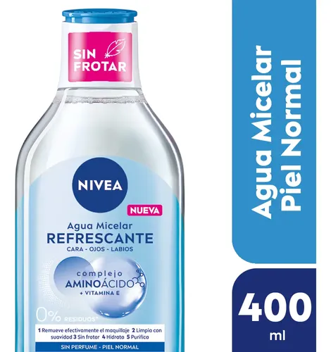 Nivea Facial Agua Micelar Micellair Skin Breathe O2 De 400ml