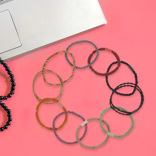 20 Ganchos Para Cabello, Bandas, Coleteros, Trenzas