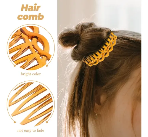 Peines Laterales Para Cabello Mujer, Set 12 Piezas Retro