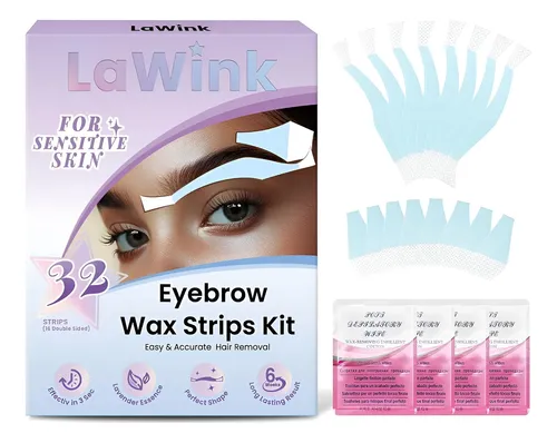 Cintas De Cera Facial Lawink Para Cejas Sensibles 32
