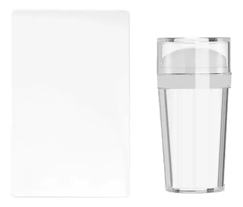 Set De Estampado De Uñas Francesas De Silicona Transparente