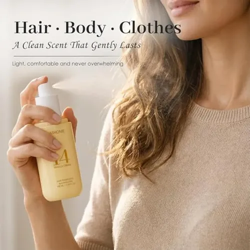 Perfume De Cabello Para Mujer En Crema De Vainilla, Sin Alco