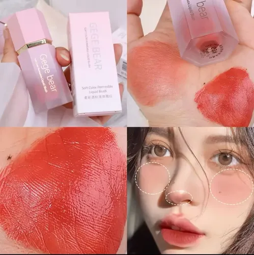 Rubor Liquido 3 En 1 ( Sombra Y Labial)  – Gege Bear