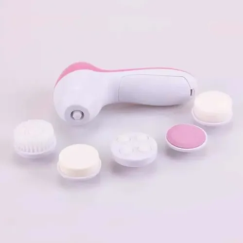 Cepillo Facial Limpiador Masajeador Exfoliante 5 En 1 A Pila