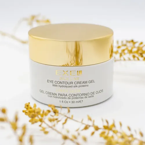 Gel Crema Contorno Ojos Exel Seda 30mL Para Todo Tipo De Piel