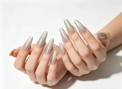 Uñas Postizas Almendra Gel Shine Lavish Nails 12 Tallas Con