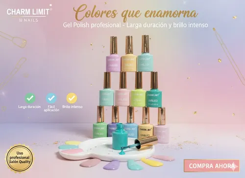 Kit Esmaltes Semipermanente X 14 Un. Base Top Coat Uñas Gel