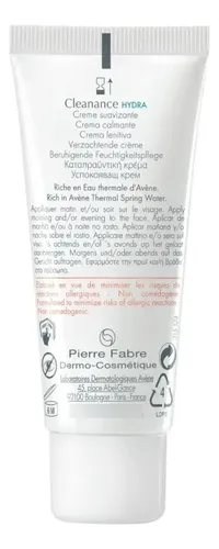 Vedvdfggygcrm Cleanance Hydra 40 Ml Para Todo Tipo De Piel,