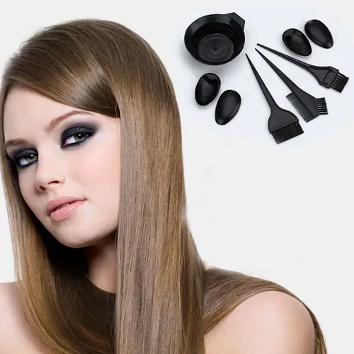 Set De Cuencos Para Teñir El Cabello Con 3 Cepillos Y 2 Orej