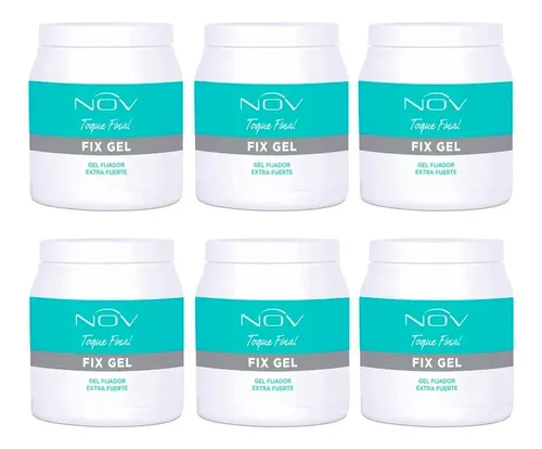6 Nov Fix Gel Fijador Extra Fuerte Para Cabello X 980 Gr