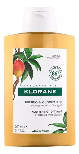 Klorane Shampoo Manteca De Mango Cabello Seco 200ml