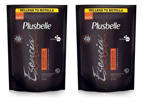 Acondicionador Restauración Doypack Plusbelle 300ml Pack X2