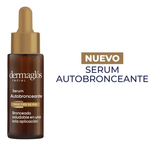 Dermaglós Facial Serum Autobronceante. Cont 25 Ml