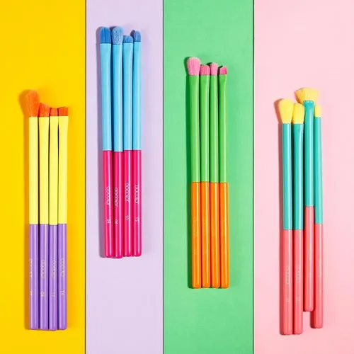 Set De 16 Brochas De Maquillaje Para Ojos Docolor