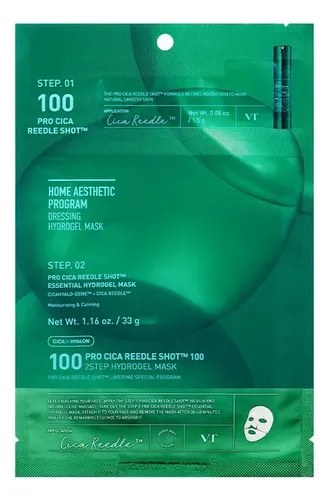 Vt Pro Cica Reedle Shot® 100 2step Hydrogel Mask Todo Tipo De Piel