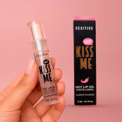 Kiss Me Hot Aceite Labial Lip Oil Sabor Mango Sexitive
