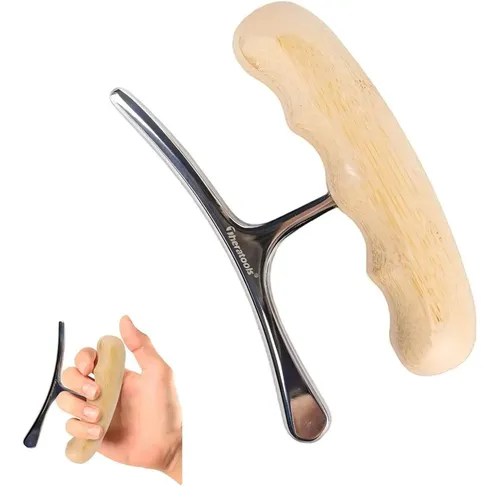 Herramienta Gua Sha Madera Para Masaje Y Relajación Muscula