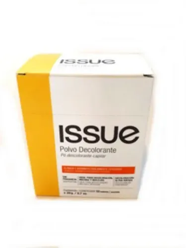 Polvo Decolorante Issue Active Sachet 70gr Caja 10 Unidades
